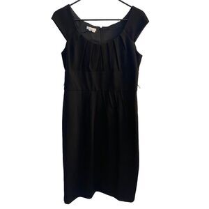 London Times Black Sheath Dress Sz 12